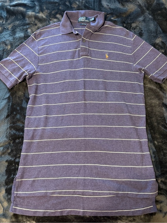 Ralph Lauren Other - Ralph Lauren Men’s Purple Polo with White Stripes